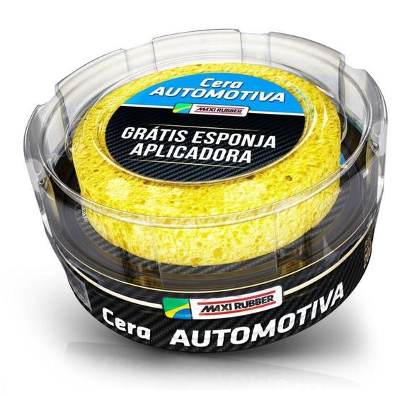 Imagem de Cera profissional automotiva 200g maxi rubber