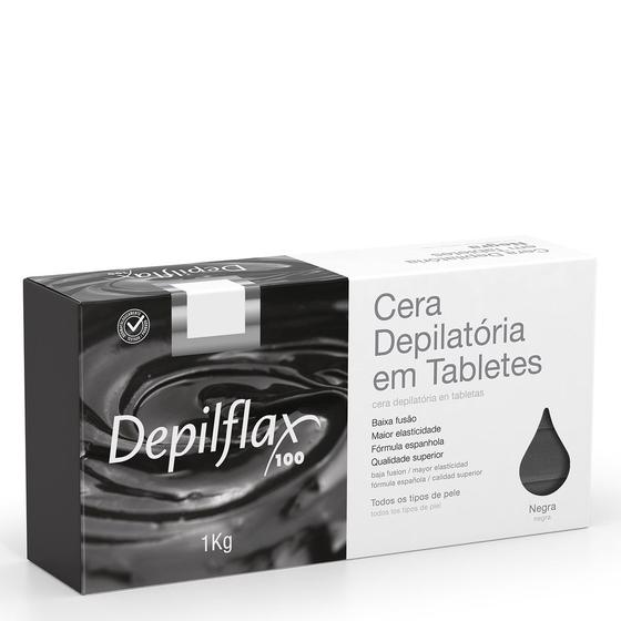 Imagem de Cera Quente Depilatória Em Tabletes Depilflax 1 Kg Diversas