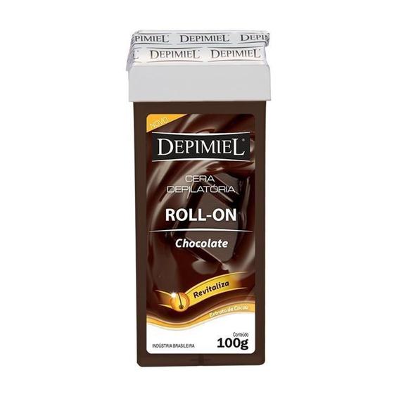 Imagem de Cera Refil Roll On Depimiel Chocolate 100g