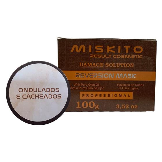 Imagem de Cera Reversion Mask Cabelos Mistos e Ondulados Miskito 100g