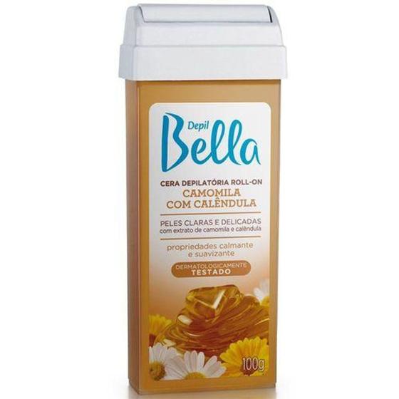 Imagem de Cera Roll-on Camomila Com Calêndula Depil Bella 100g