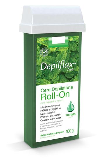 Imagem de Cera Roll On Depilflax Depilflax Refil Hortela 100G