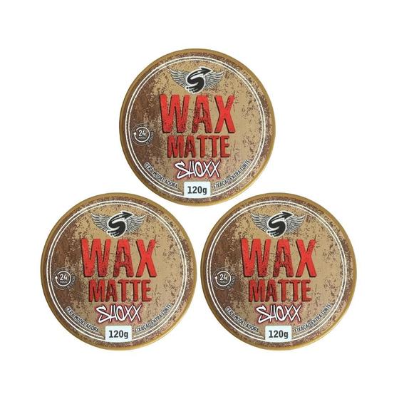 Imagem de Cera Shoxx Wax Matte 120G - Kit Com 3Un