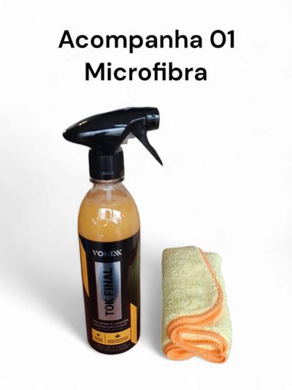 Imagem de Cera Vonixx Carnaúba Tok Final Spray 500ml - Acompanha 01 Microfibra