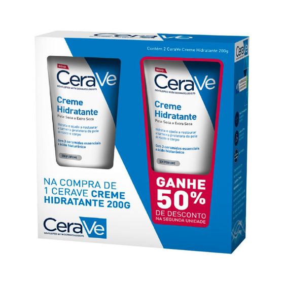 Imagem de Cerave Com 2x200gr Creme Para Corpo Promocional