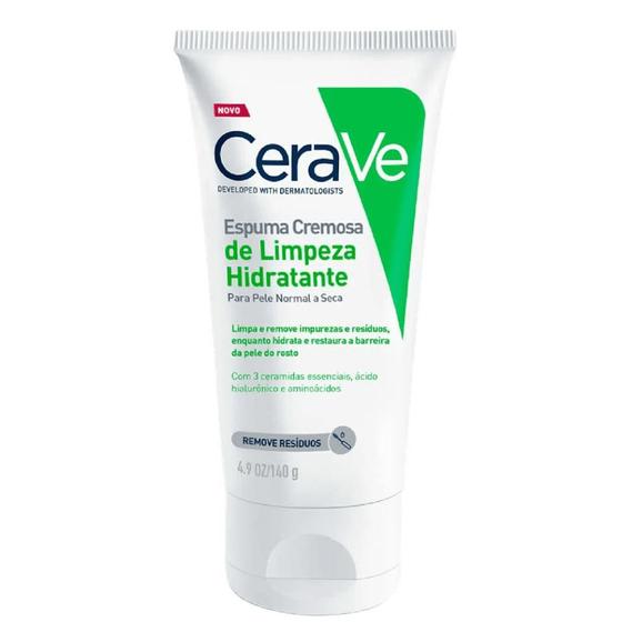 Imagem de Cerave Espuma Cremosa De Limpeza Hidratante 140g