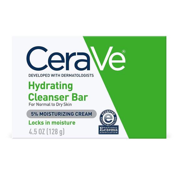 Imagem de CeraVe Hydrating - Barra de Limpeza (133ml) - Pacote com 6