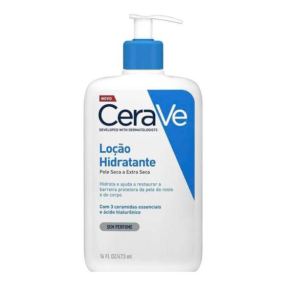 Imagem de Cerave loção hidratante para pele seca e extra seca com 473ml