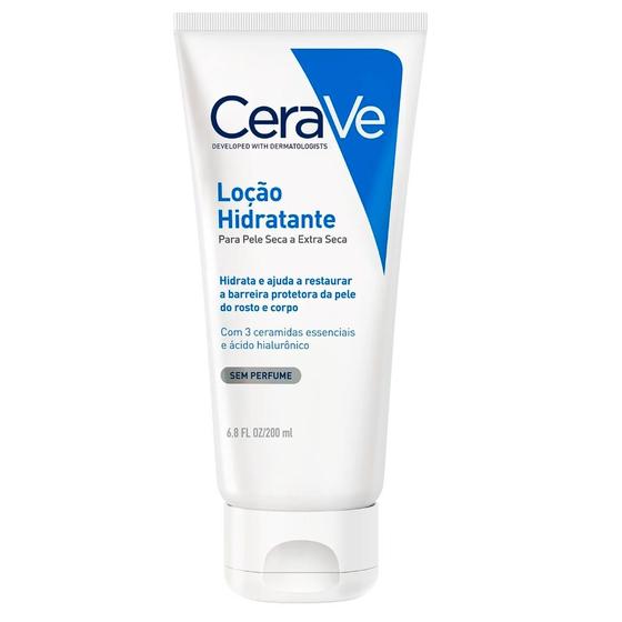 Imagem de Cerave Loção Hidratante Sem Perfume Pele Seca Corpo e Rosto 200ml