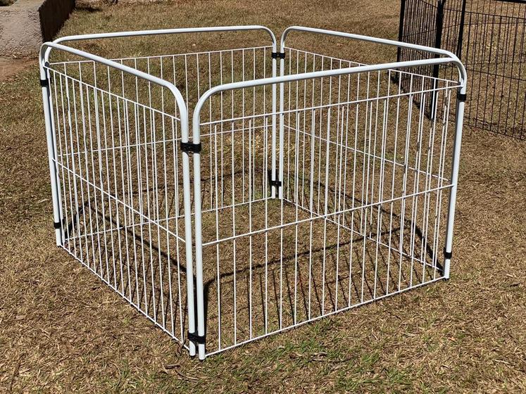 Cercadinho Cães Coelho Canil Pet Util 4 Lados Cercado Sem Portão Branco Menor preço em Cercadinho Cães Coelho Canil Pet Util 4 Lados Cercado Sem Portão Branco