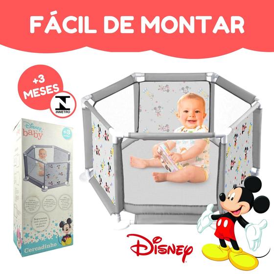 Cercadinho Chiqueiro Infantil Berço Bebê Disney Desmontável Menor preço em Cercadinho Chiqueiro Infantil Berço Bebê Disney Desmontável