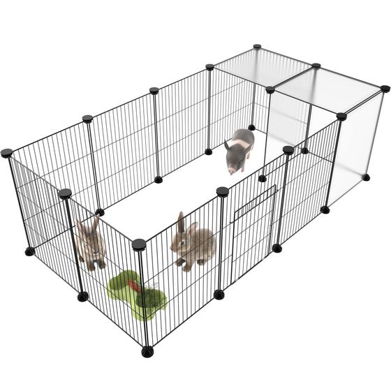 Imagem de Cercadinho para animais de estimação HOMIDEC para pequenos animais DIY Wire Portable Yard