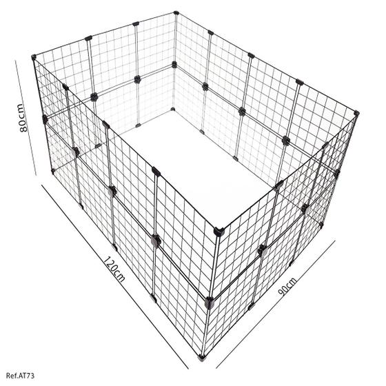 Imagem de Cercadinho Para Pets, Porquinhos da índia e Roedores - 1,20 x 0,80 x 0,90