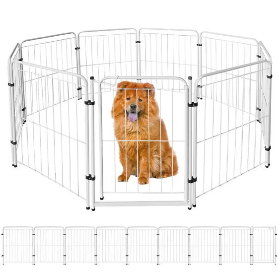 Imagem de Cercado Para Cachorro Caes Cercadinho Pet Shop 8 Modulos
