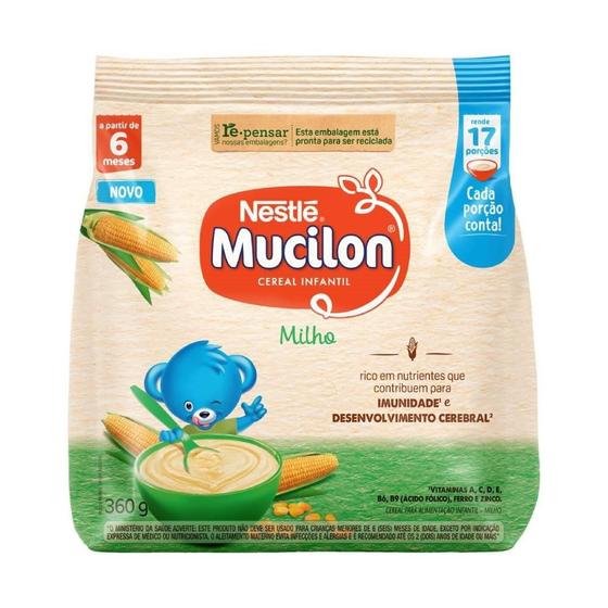 Imagem de Cereal Infantil Mucilon de Milho 360g Embalagem com 9 Unidades