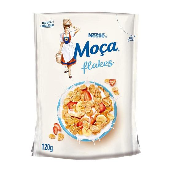 Imagem de Cereal Matinal Nestlé Moça Flakes Sachê 120g - Embalagem com 20 Unidades