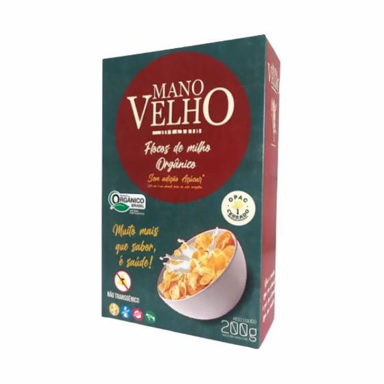 Imagem de Cereal Matinal Orgânico Sem Açúcar Mano Velho 200g