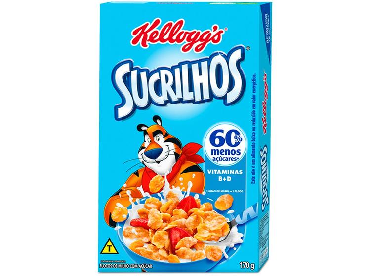 Imagem de Cereal Matinal Sucrilhos Infantil 60% Menos Açúcar Original Kellogg's  170g