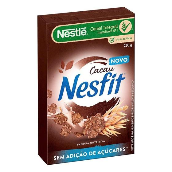 Imagem de Cereal Nestlé Nesfit Matinal Integral Cacau 220g - Embalagem com 24 Unidades