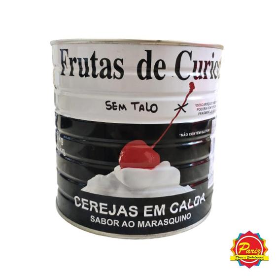 Imagem de Cerejas em Calda Com e Sem Talo ao Marasquino 3,1kg Curicó