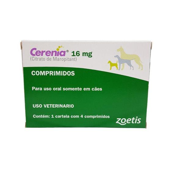 Imagem de Cerenia 16mg Zoetis 4 comprimidos - Descrição marketplace