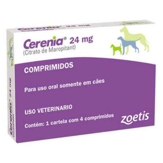 Imagem de Cerenia Para Vômito Em Cachorros  4 Comprimidos 24 Mg - Zoetis