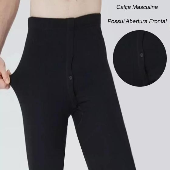 Imagem de Ceroula Calça Térmica Masculina Apeluciada