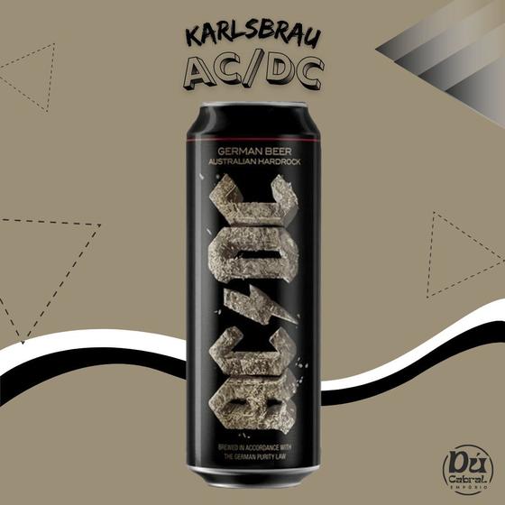 Cerveja Alemã AC/DC - American Lager - Lata 568ml - KarksBerg - Cerveja ...