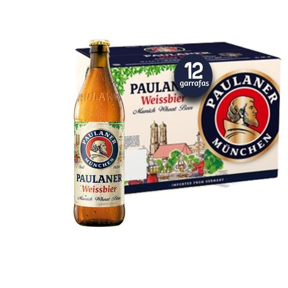 Imagem de Cerveja Alemã Paulaner Weissbier 500Ml (12 Garrafas)