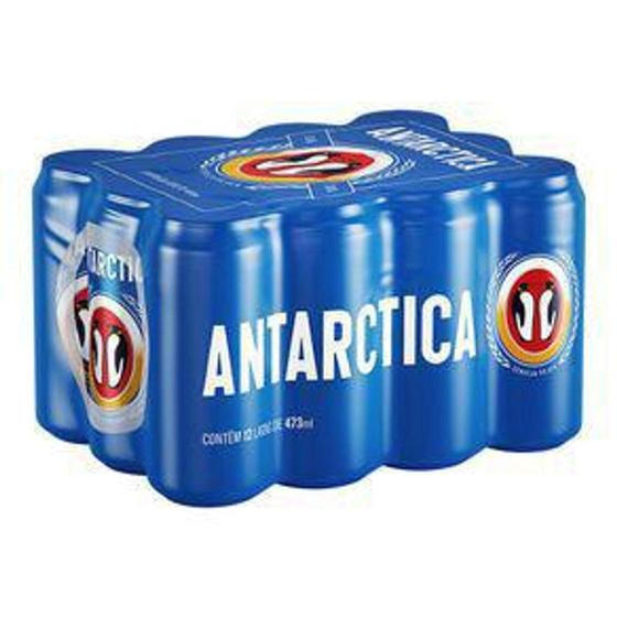 Imagem de Cerveja Antártica Pilsen 473Ml Fardo Com 12 Latas - Antarctica