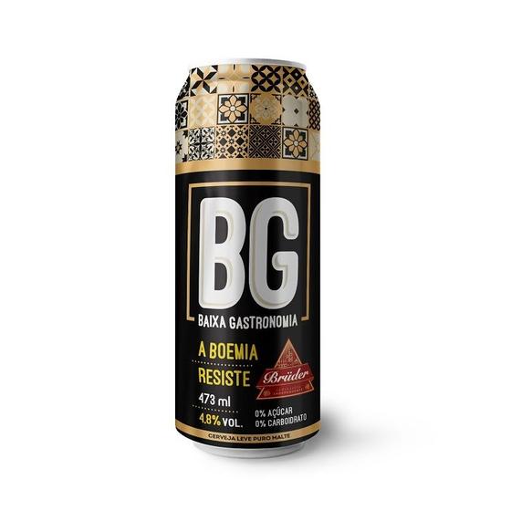 Cerveja Artesanal Bruder Pilsen Zero Carboidratos Baixa Caloriaclara Lata 473ml 12 Un