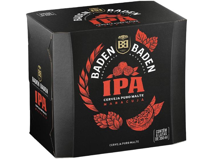 Cerveja Baden Baden American IPA Ale 6 Unidades – Lata 350ml