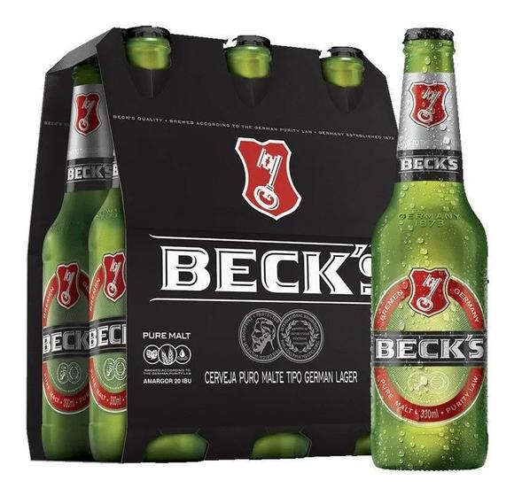 Imagem de Cerveja Beck's Garrafa 330ml 6 Unidades Teor Alcoolico 5%