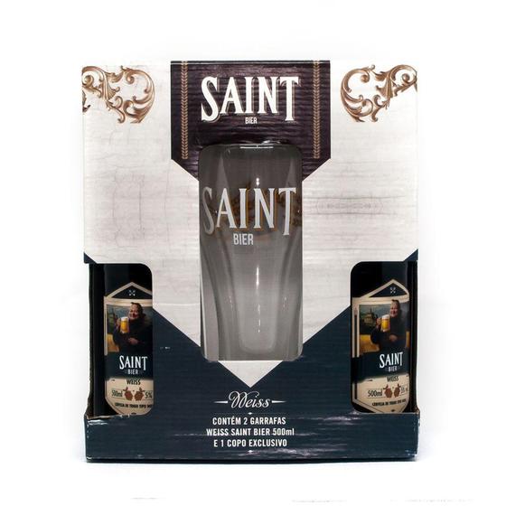 Imagem de Cerveja Belgian Golden Ale Saint Bier 600ml 2 Unidade + Copo