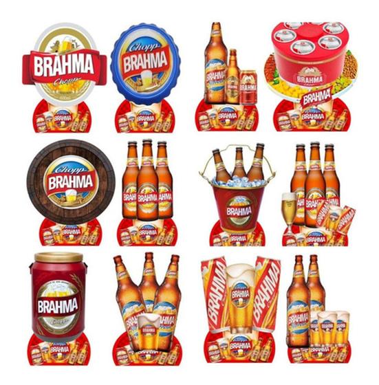 Imagem de Cerveja Brahma - 10 Displays De Festa De 20cm Totens