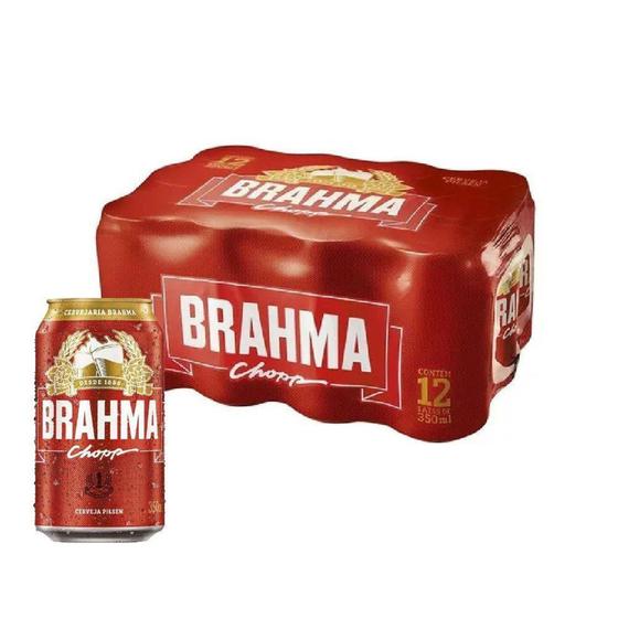 Cerveja Brahma Chopp Lata 350ml CX 12 UN Menor preço em Cerveja Brahma Chopp Lata 350ml CX 12 UN