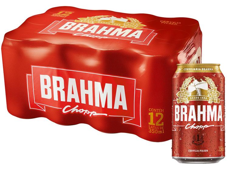 Imagem de Cerveja Brahma Chopp Pilsen Lager 12 Unidades