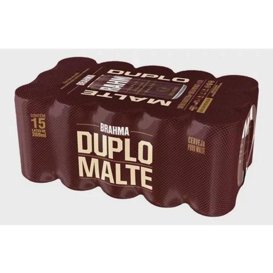 Imagem de Cerveja Brahma Duplo Malte 269ml - Pack Com 15 Unidades