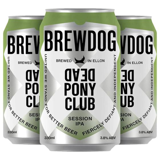 Imagem de Cerveja Brewdog Dead Pony Club Session Ipa 330Ml Kit 3 Latas