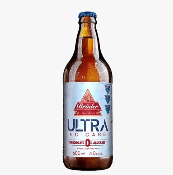 Cerveja Bruder Ultra Zero Carboidrato 600ml - Cx 15 Un - Cerveja ...