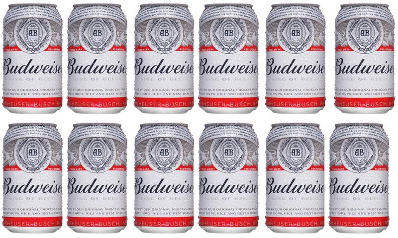 Imagem de Cerveja Budweiser Lata 350Ml - Com 12 Unidades