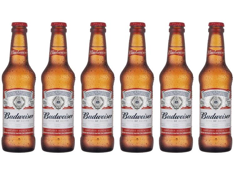 Cerveja Budweiser Pack American Standard Lager - 6 Unidades 330ml é boa?