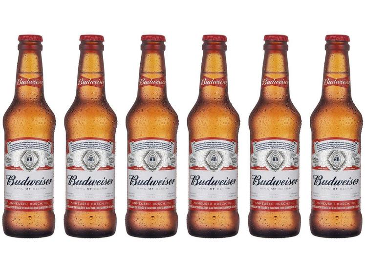 Cerveja Budweiser Pack American Standard Lager - 6 Unidades 330ml é boa?