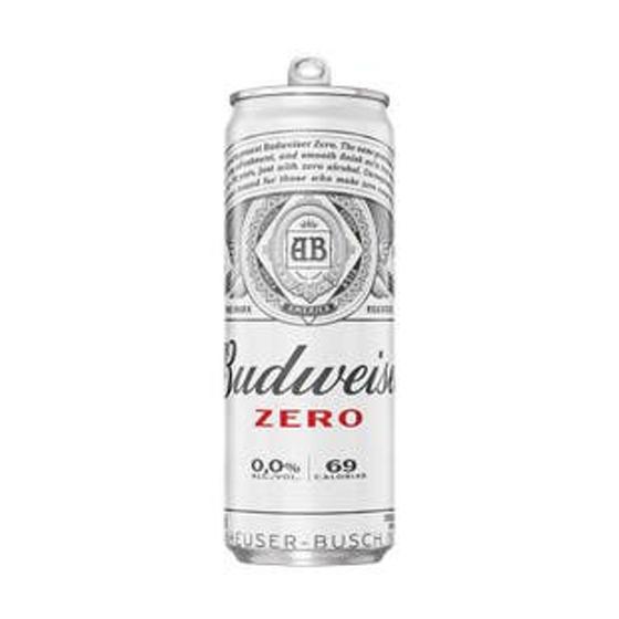 Cerveja Budweiser Zero Álcool Lata Sleek 350ml - 8 Unidades Menor preço em Cerveja Budweiser Zero Álcool Lata Sleek 350ml - 8 Unidades