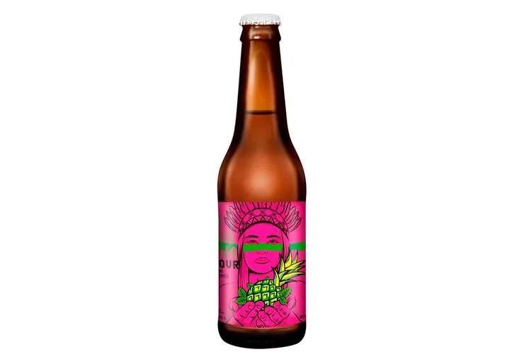 Cerveja Catharina Sour Abacaxi Com Hortelã Dama Bier 355ml