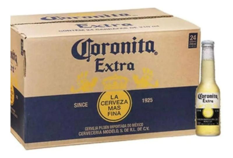 Imagem de Cerveja Coronita Long Neck 210ml Caixa C/ 24 Un Gamer