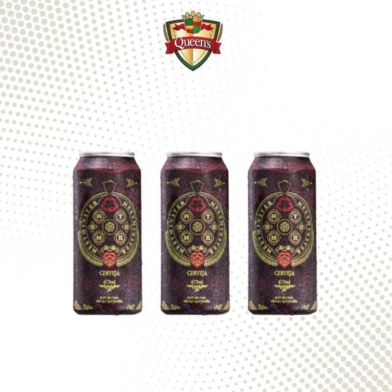 Imagem de Cerveja de Abadia Queens Westminster 473 ml - Kit com 3 latas