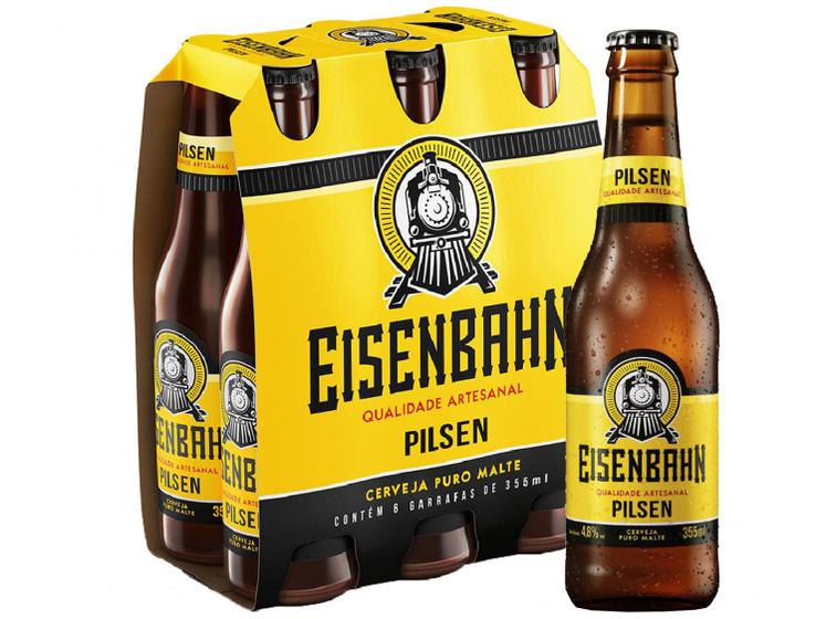 Imagem de Cerveja Eisenbahn Puro Malte Pilsen 6 Unidades