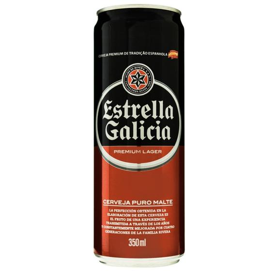 Imagem de Cerveja Estrella Galicia Lager Lata 350ml