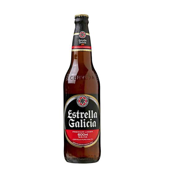 Imagem de Cerveja Estrella Galicia Premium Lager Puro Malte Garrafa 600ml